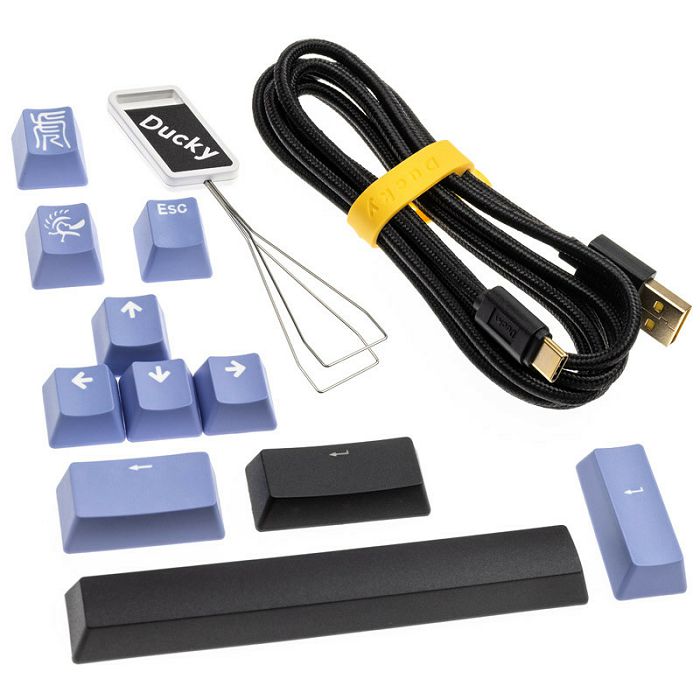 Ducky Shine 7 PBT Gaming Keyboard - MX-Black (US), RGB LED, blackout DKSH1808ST-AUSPDAAT2