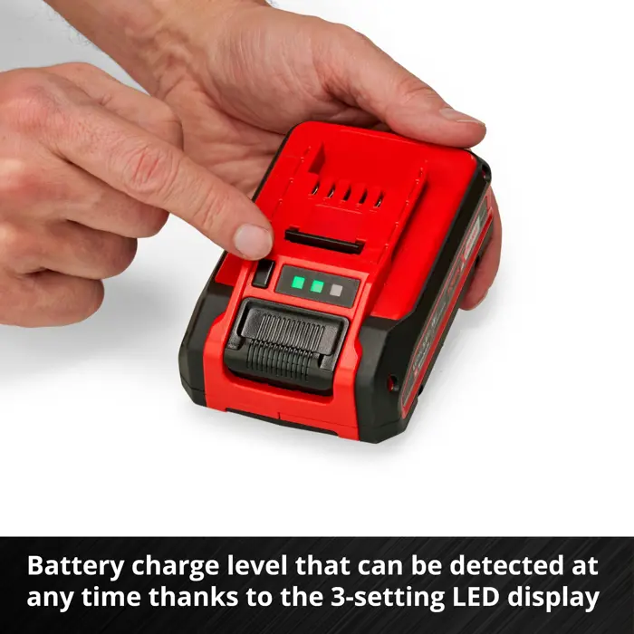Einhell 18V 4.0Ah Power-X-Change Plus, rechargeable battery (red/black)