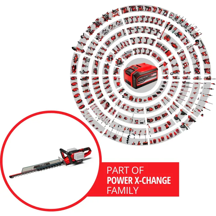 Einhell battery hedge trimmer GE-CH 36/65 Li-Solo - 3410960