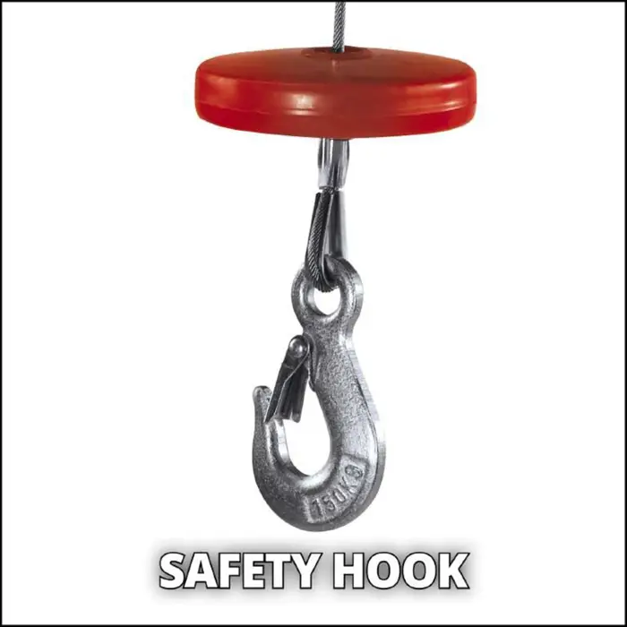 Einhell cable hoist TC-EH 250, cable winch (red, 450 watts)