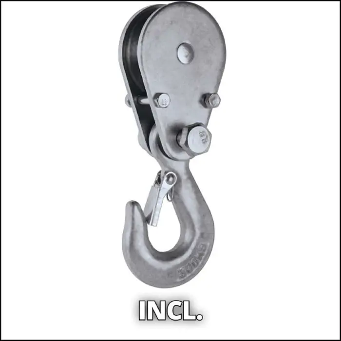 Einhell cable hoist TC-EH 250, cable winch (red, 450 watts)