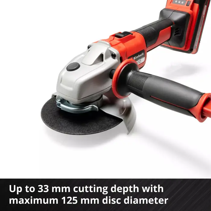 Einhell cordless angle AXXIO (red / black, without battery and charger)