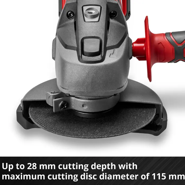 Einhell cordless angle TC-AG 18/115 Li-Solo (red / black, without battery and charger)