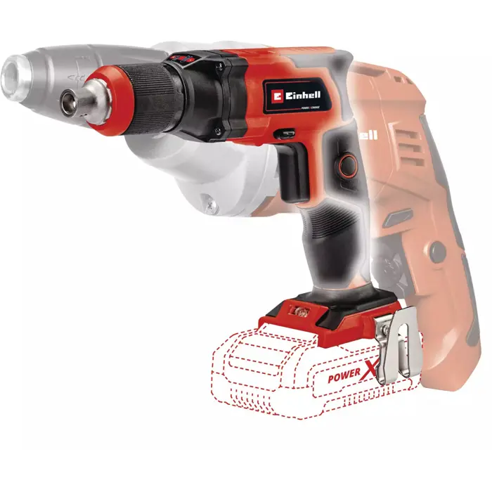 Einhell cordless drywall screwdriver TE-DY 18 Li Solo (red / black, without battery and charger)