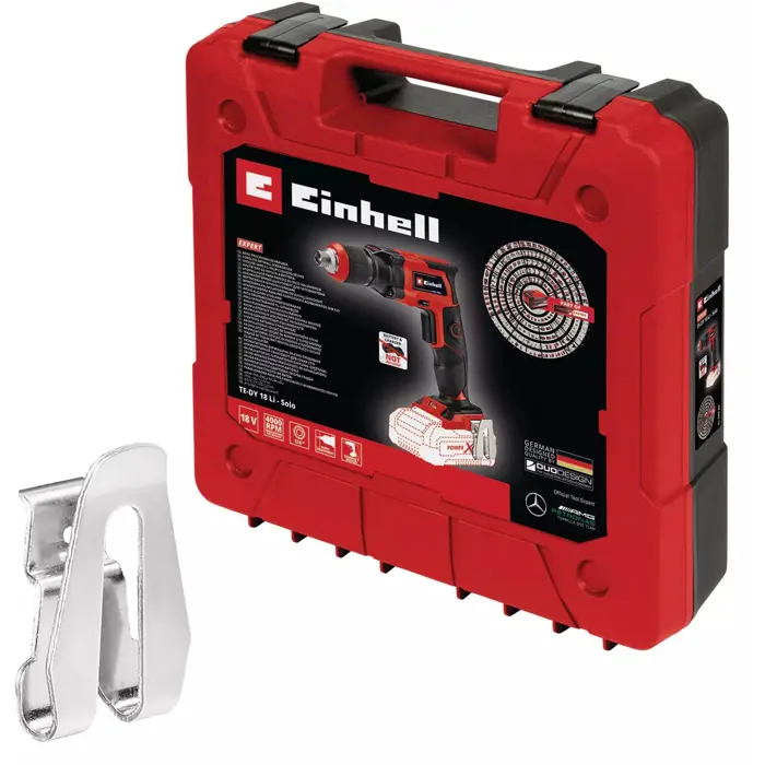Einhell cordless drywall screwdriver TE-DY 18 Li Solo (red / black, without battery and charger)