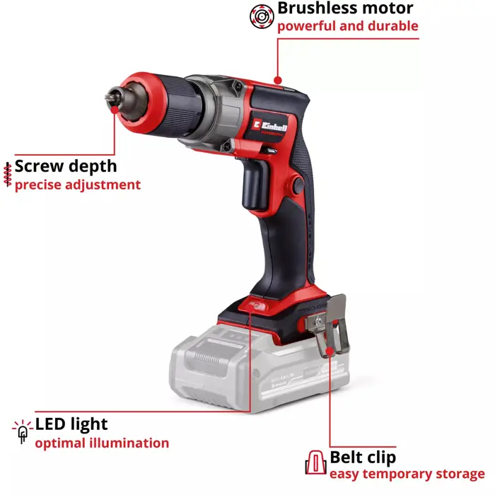 EINHELL Cordless Drywall Screwdriver TP-DY 18 Li BL - Solo