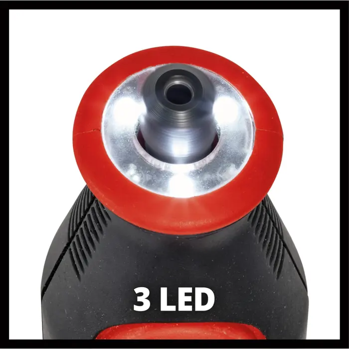 Einhell cordless grinding and engraving tool TE-MT 7.2 Li, straight grinder (red/black, Li-Ion battery 1.5Ah)