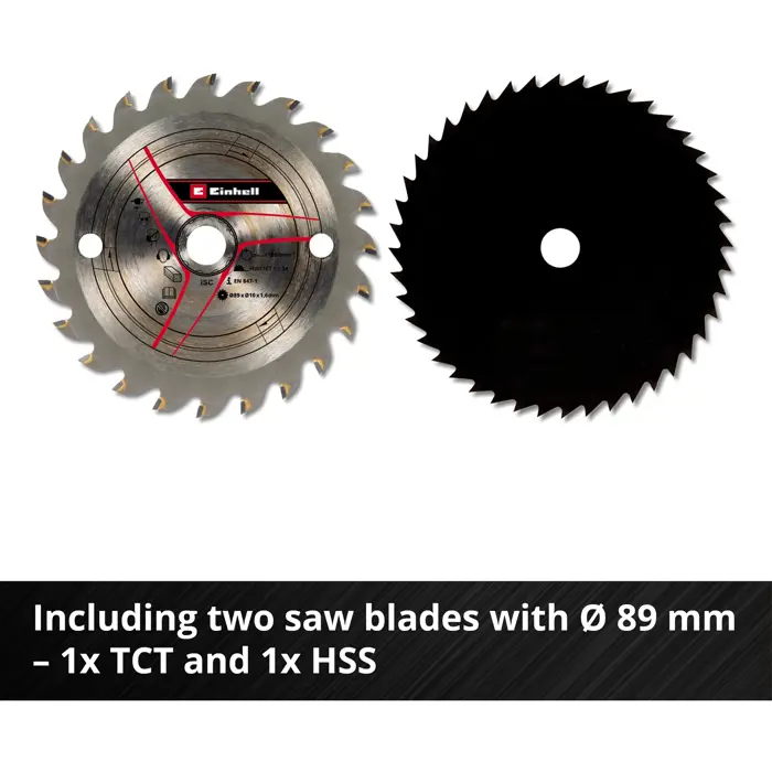 Einhell cordless mini circular saw TE-CS 18/89 - Li - Solo