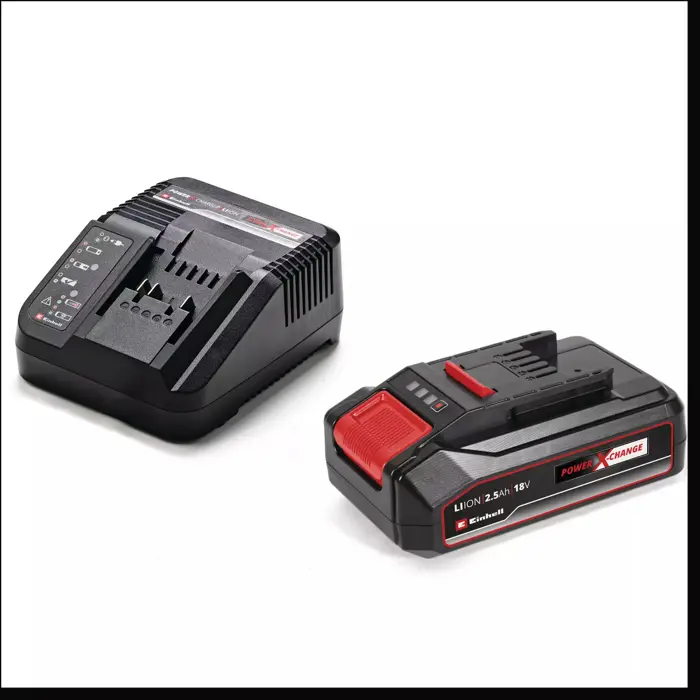 Einhell Cordless Pruning Chainsaw GE-PS 18/15 Li Bag Kit, 18 Volt (black/red, Li-ion battery 2.5 Ah)