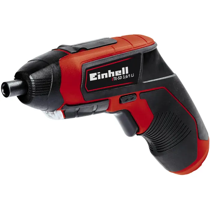 Einhell electric screwdriver TE SD 3.6 / 1 Li, 3,6Volt (red / black, Li-ion battery pack 1.5Ah)