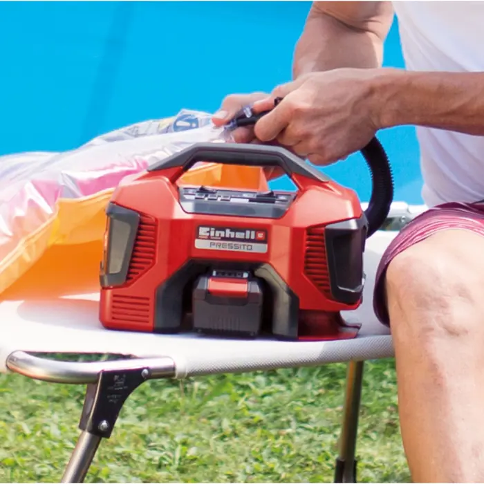 Einhell hybrid compressor PRESSITO, 18Volt / 220Volt