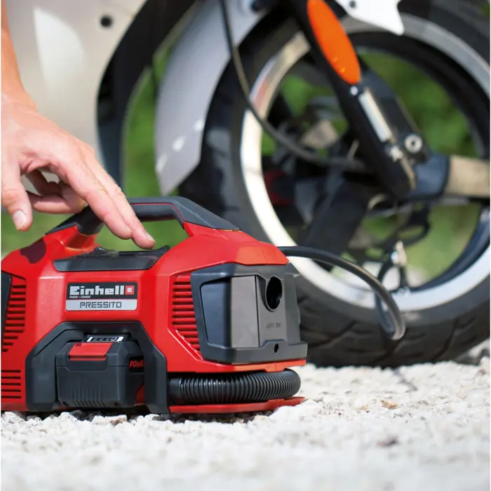 Einhell hybrid compressor PRESSITO, 18Volt / 220Volt