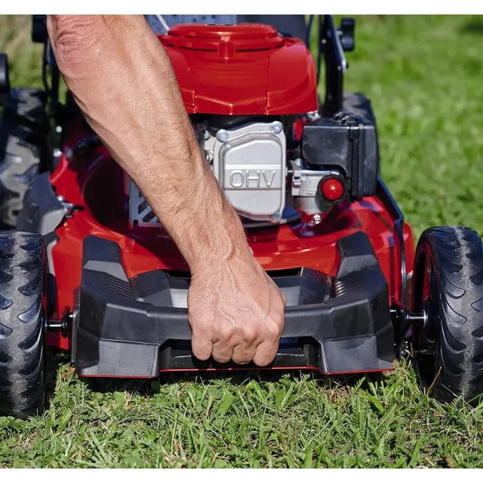 Einhell Petrol lawn mower GC-PM 51/3 S HW-E (red/black, with wheel drive)