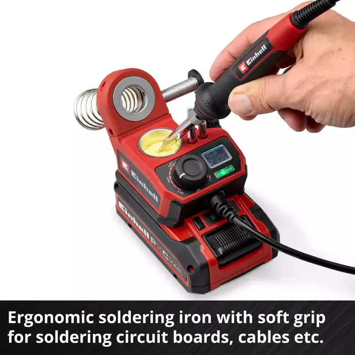 Einhell Power X-Change battery soldering iron TE-SI 18/480 Li E - Solo, 18Volt (red/black, without battery and charger)
