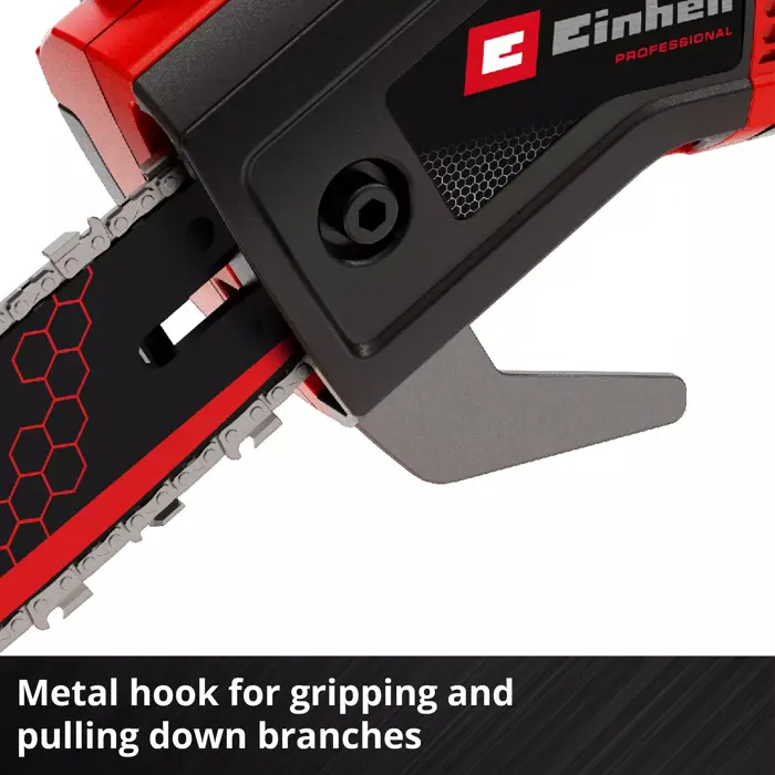 EINHELL Professional Cordless Pole Pruner GP-LC 18/20 Li T BL-Solo red/black, without battery and charger