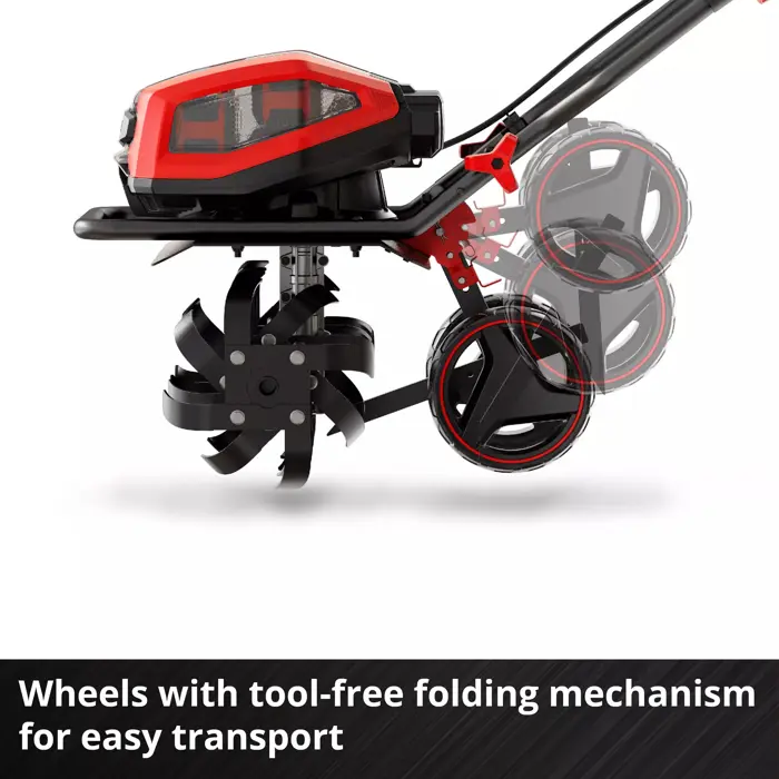 Einhell Professional cordless tiller GP-CR 36/45 Li E BL- Solo, 36Volt (2x18V) (red/black, without battery and charger)