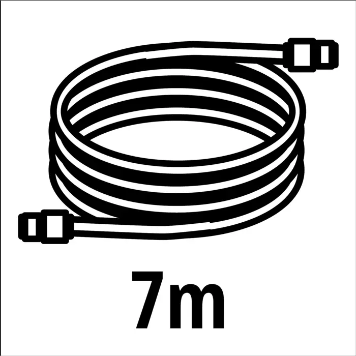 Einhell Pump suction hose 7 m plastic