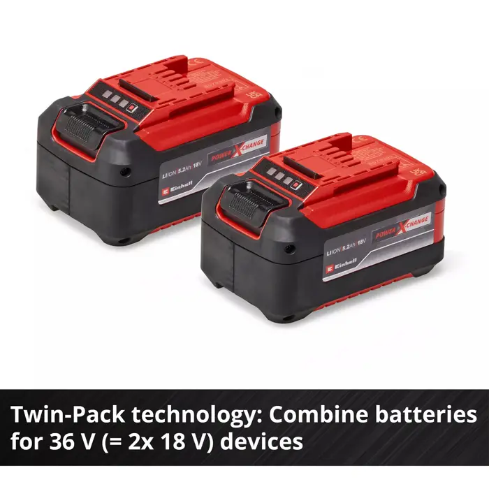Einhell PXC starter kit 5.2 Ah (black/red)