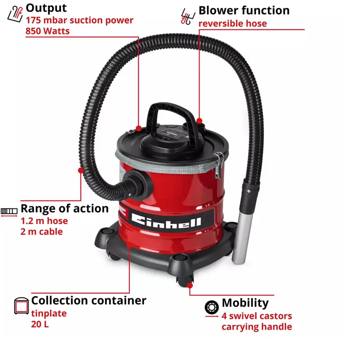Einhell TC-AV 2032 DW (red/black)