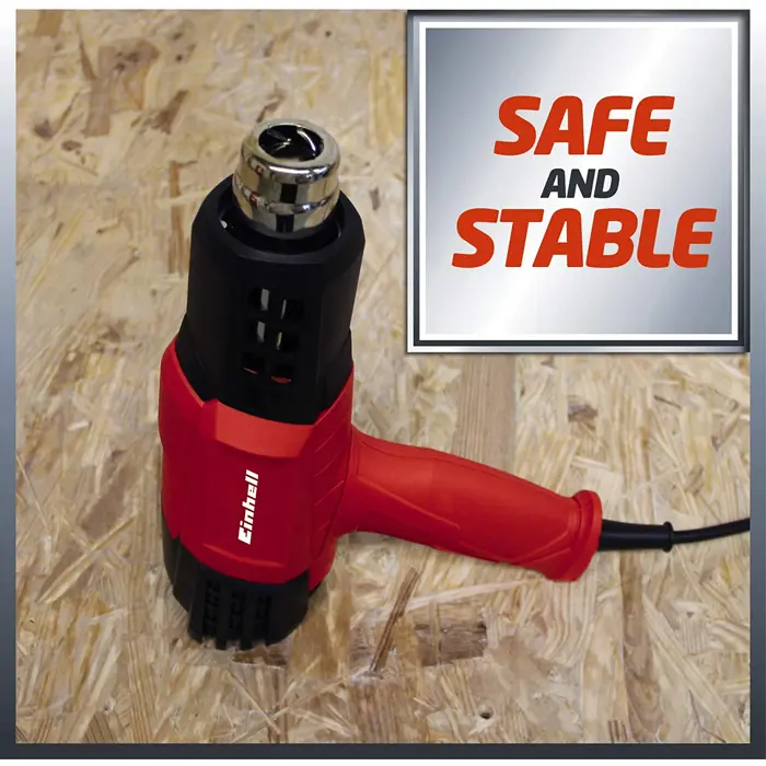 Einhell TE-HA 2000 E hot air gun, hot air gun (red/black, 2,000 watts)