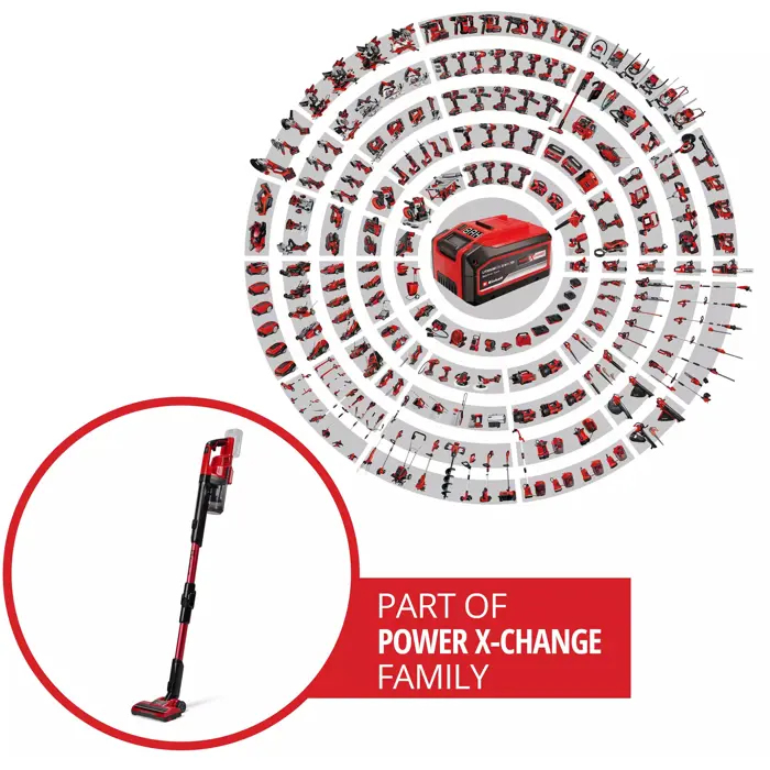 Einhell TE-SV 18 Li-FLX-Solo (red/black, without battery and charger)