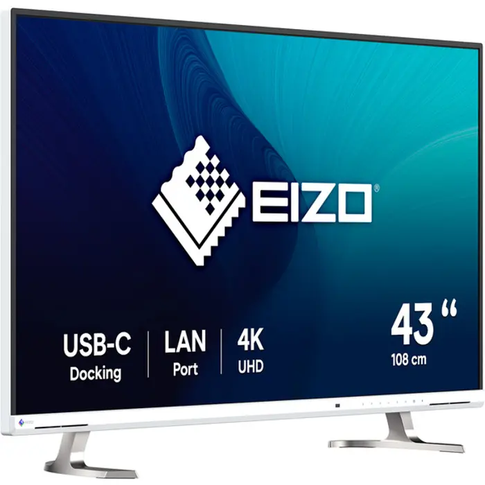 EIZO EV4340X-WT, LED monitor - 42.5 - white, UltraHD/4K, IPS, remote control, USB-C