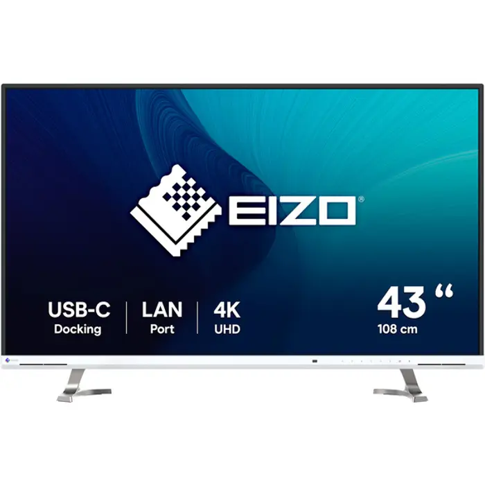 EIZO EV4340X-WT, LED monitor - 42.5 - white, UltraHD/4K, IPS, remote control, USB-C