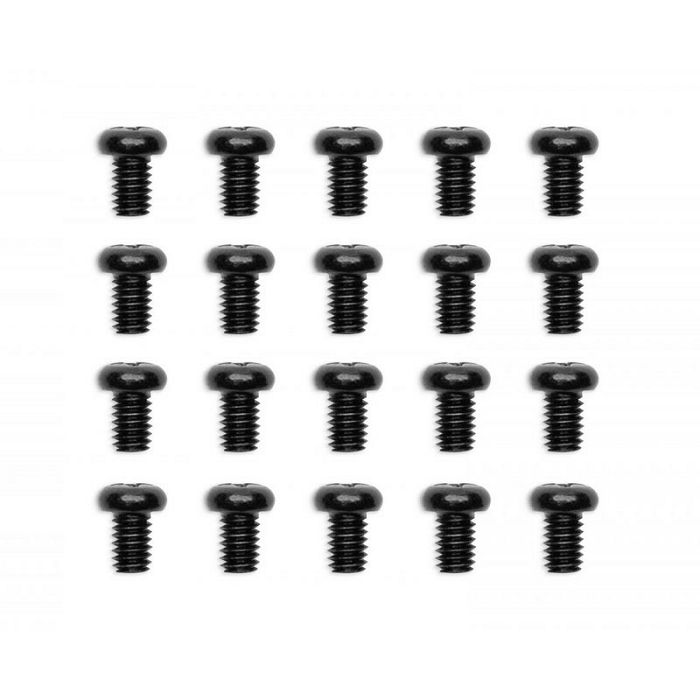 EK Water Blocks EK-Loop Phillips Head Screw Set M4 x 6 mm, 20 pieces - black 3831109898017