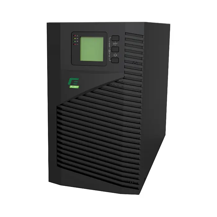 Elsist UPS Mission 1000VA/900W, On-line double conversion, DSP, surge protection, LCD