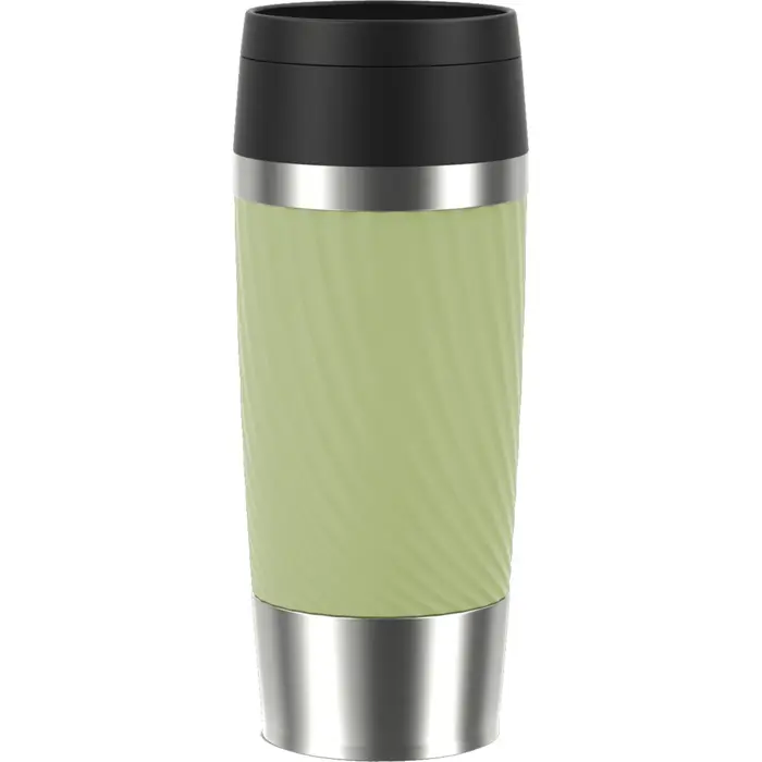 Emsa TRAVEL MUG Classic Twist (green/stainless steel, 0.36 liters)