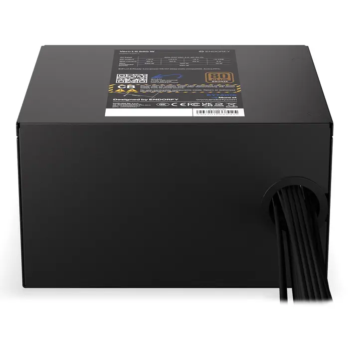 ENDORFY Vero L6 power supply unit 550 W 24-pin ATX ATX Black