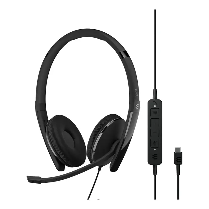 EPOS ADAPT 160T ANC USB-C headset, wired, MS Teams