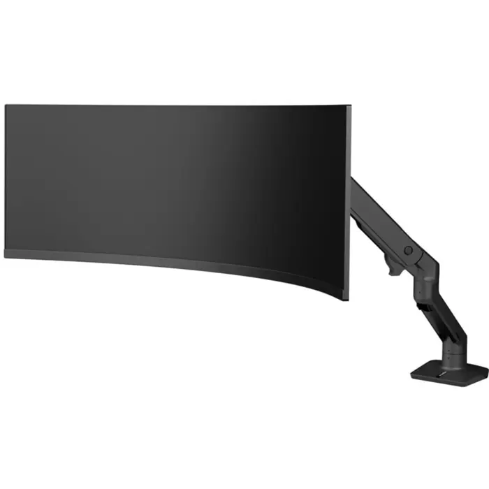 Ergotron HX Monitor Arm with VHD joint, desk mount, monitor mount (black (matt), for 1000 R curved monitors)