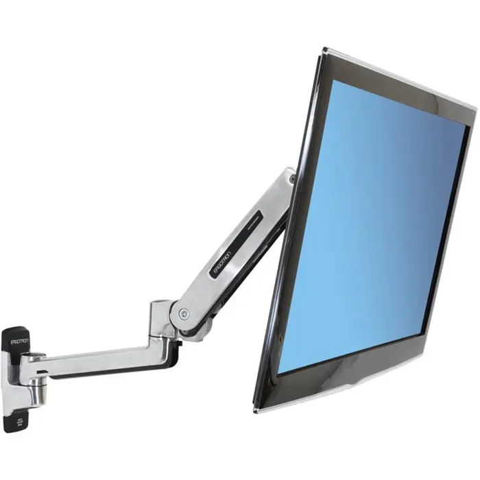 Ergotron LX stand-sit monitor arm, monitor holder (silver)