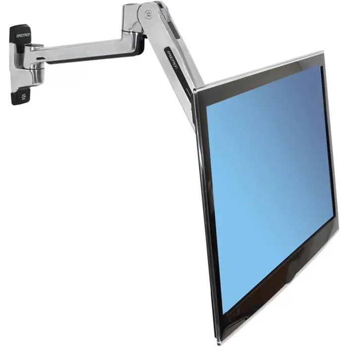 Ergotron LX stand-sit monitor arm, monitor holder (silver)