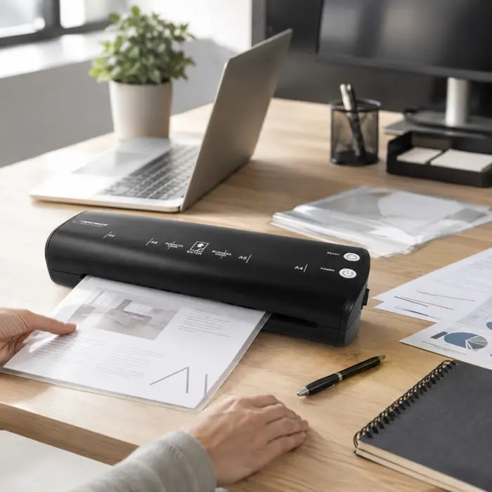 Esperanza A4 Hot / cold laminator 250 mm/min Black