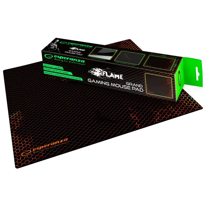 Esperanza EA146R mouse pad Black,Red