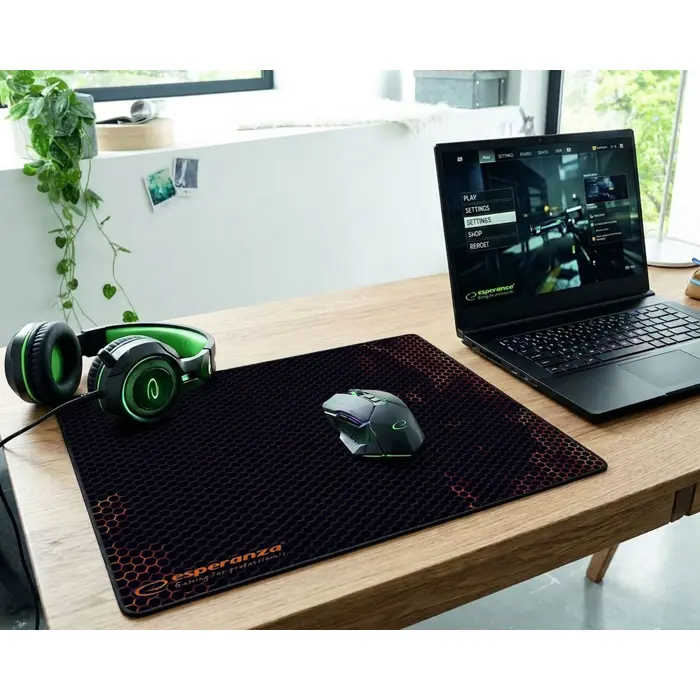 Esperanza EA146R mouse pad Black,Red