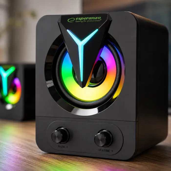 Esperanza EGS107 Speakers 2.1 USB LED 5 W Black
