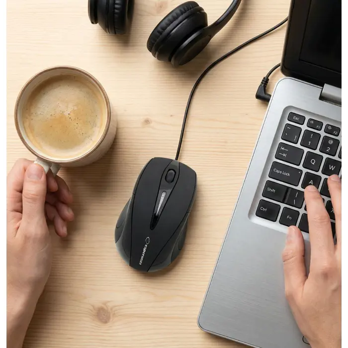 Esperanza EM102K mouse USB Type-A Optical 800 DPI