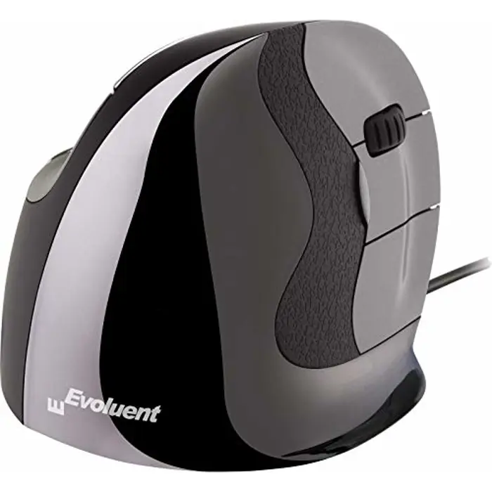 Evoluent VerticalMouse D, mouse (black / silver, Small, RH)