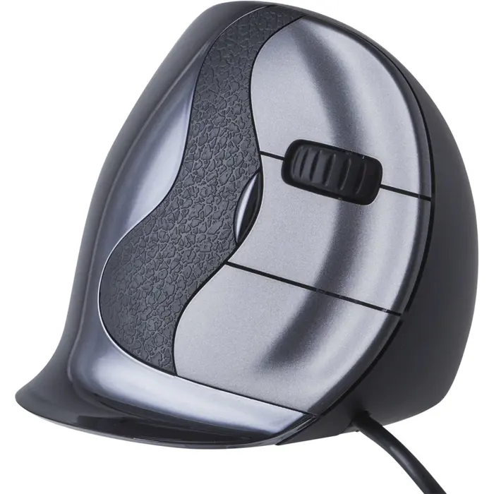 Evoluent VerticalMouse D, mouse (black / silver, Small, RH)