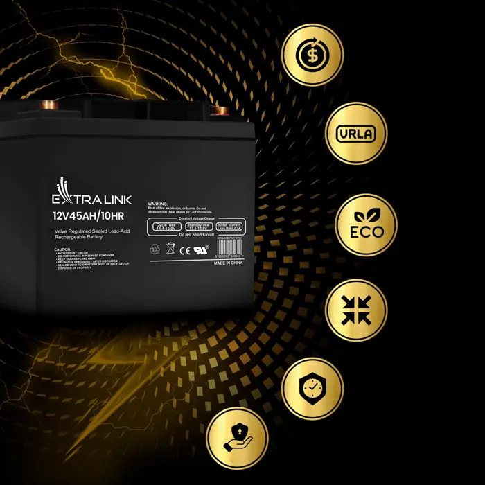 Extralink Accumulator AGM 12V 45Ah maintenance free