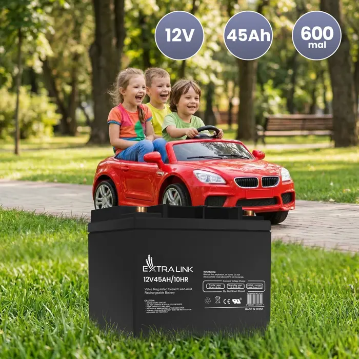 Extralink Accumulator AGM 12V 45Ah maintenance free