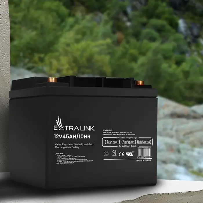 Extralink Accumulator AGM 12V 45Ah maintenance free
