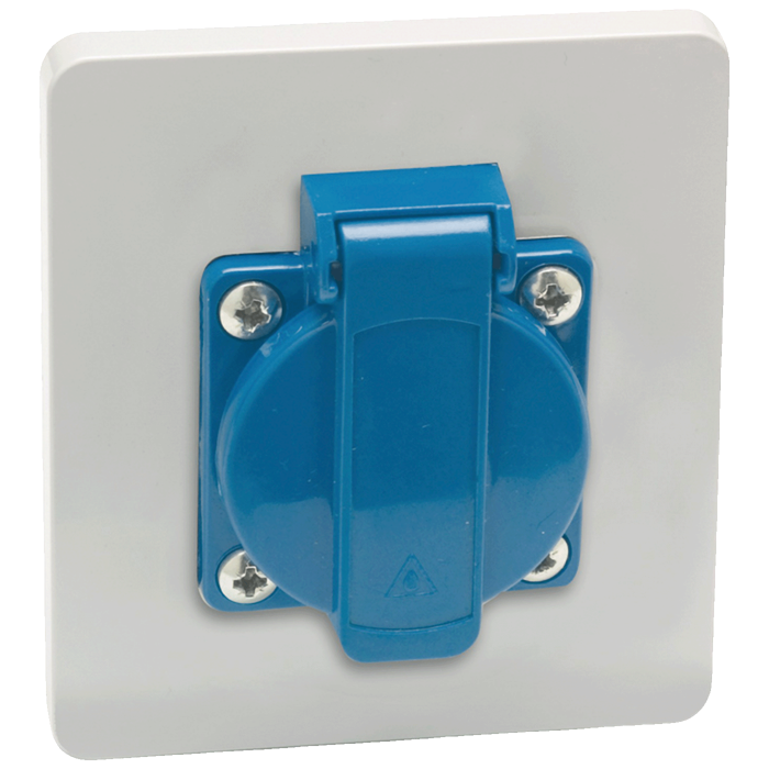 Famatel Utičnica zidna, schuko, 16A, 250V, 1x2P+TTL, IP54 - 3915
