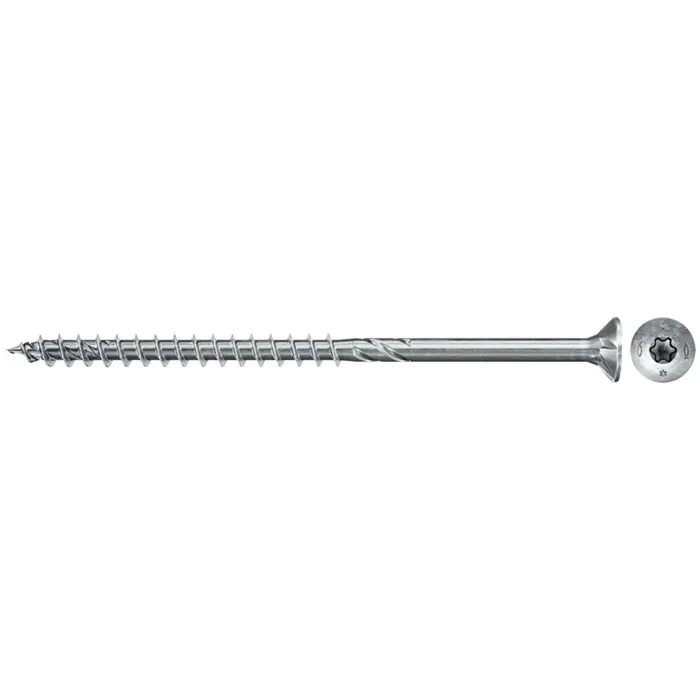 fischer FixTainer PowerFast II countersunk head TG TX, screw set (527 parts, partial thread, galvanized)