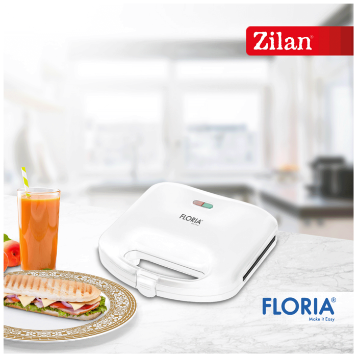 Floria Sendvič Toster, LED indikator, 750 W - ZLN4305