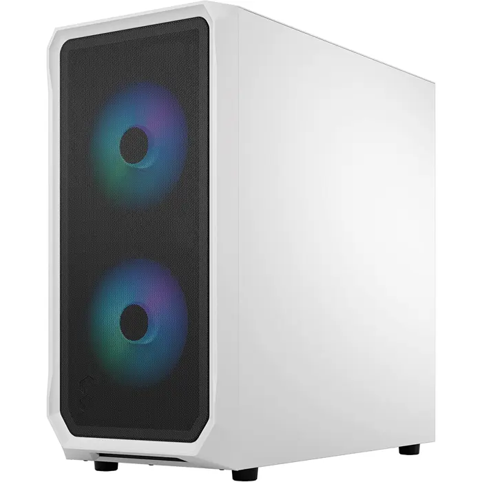 Fractal Design Focus 2 RGB White TG Clear Tint, tower case (white, tempered glass)