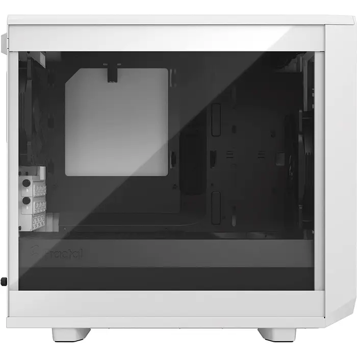 Fractal Design Meshify 2 Nano White TG clear tint, tower case (white, Tempered Glass)